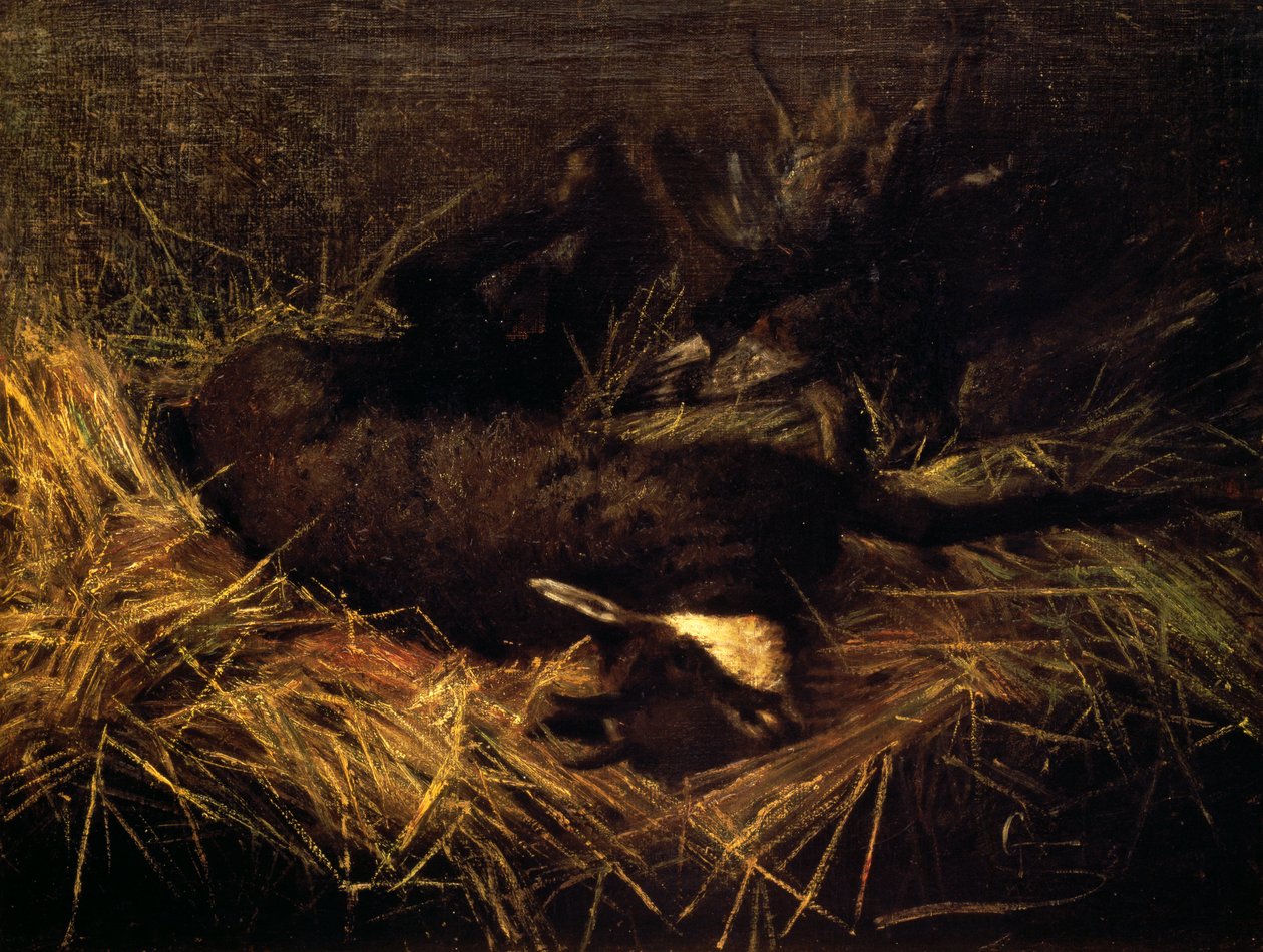 Död sämskskinn av Giovanni Segantini