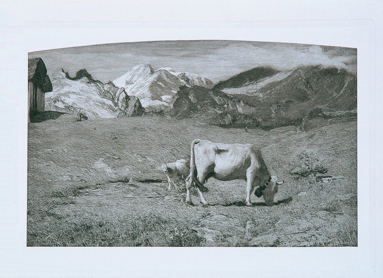 vårbete av Giovanni Segantini