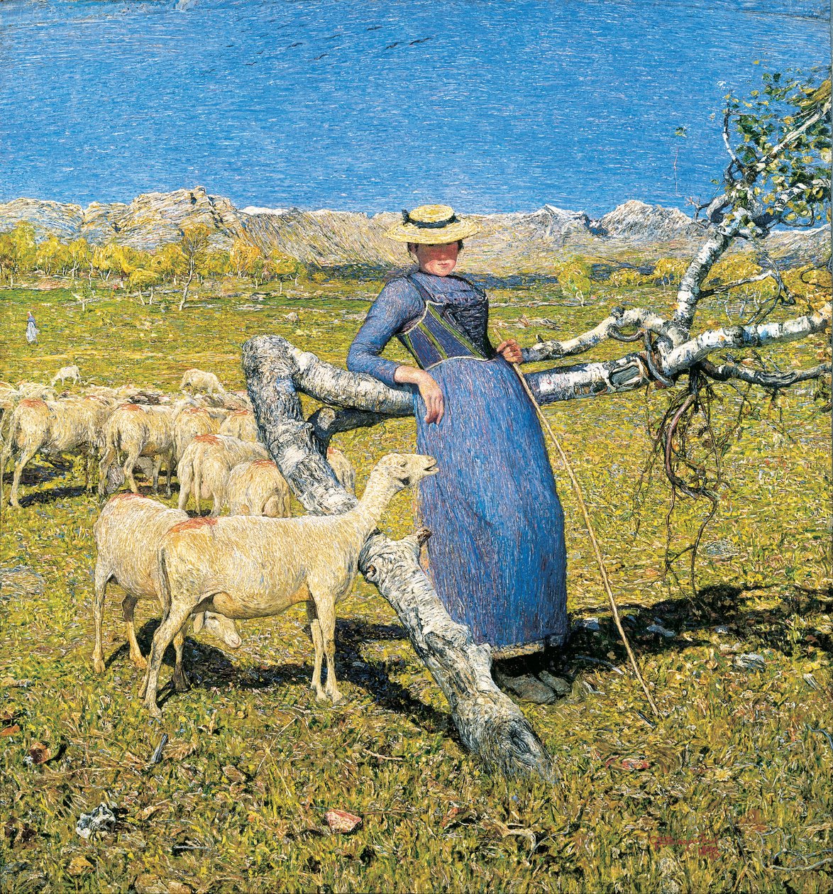 High Noon in the Alps av Giovanni Segantini