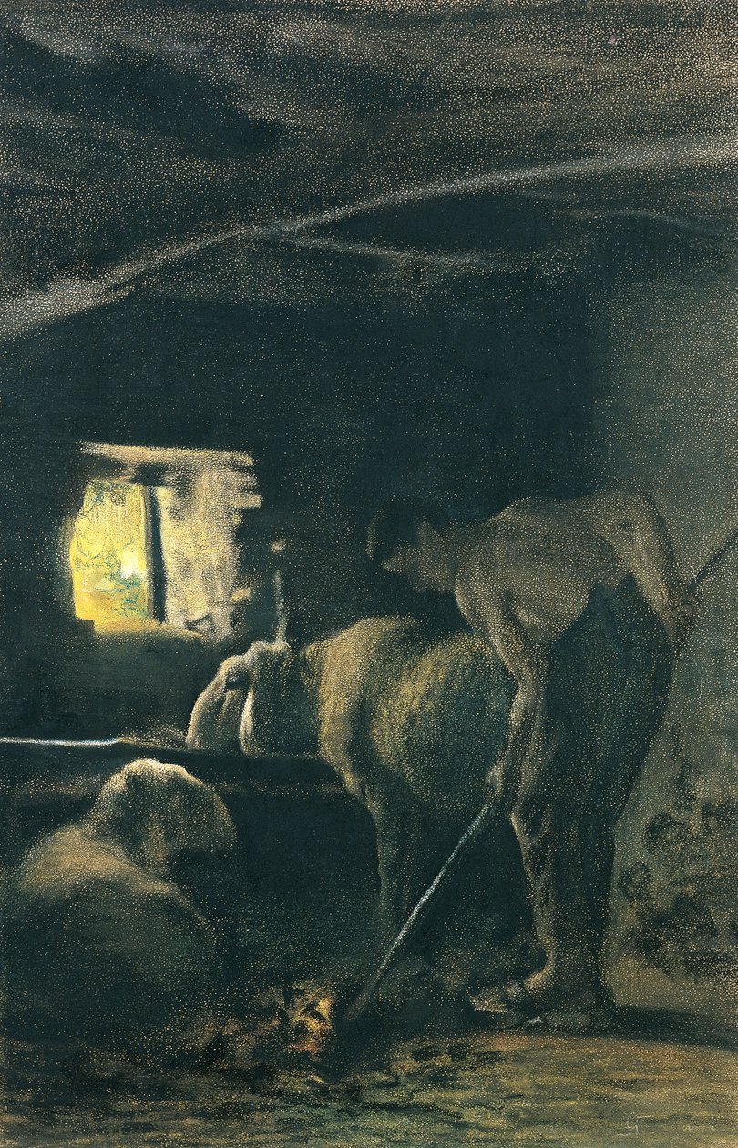 I stall av Giovanni Segantini
