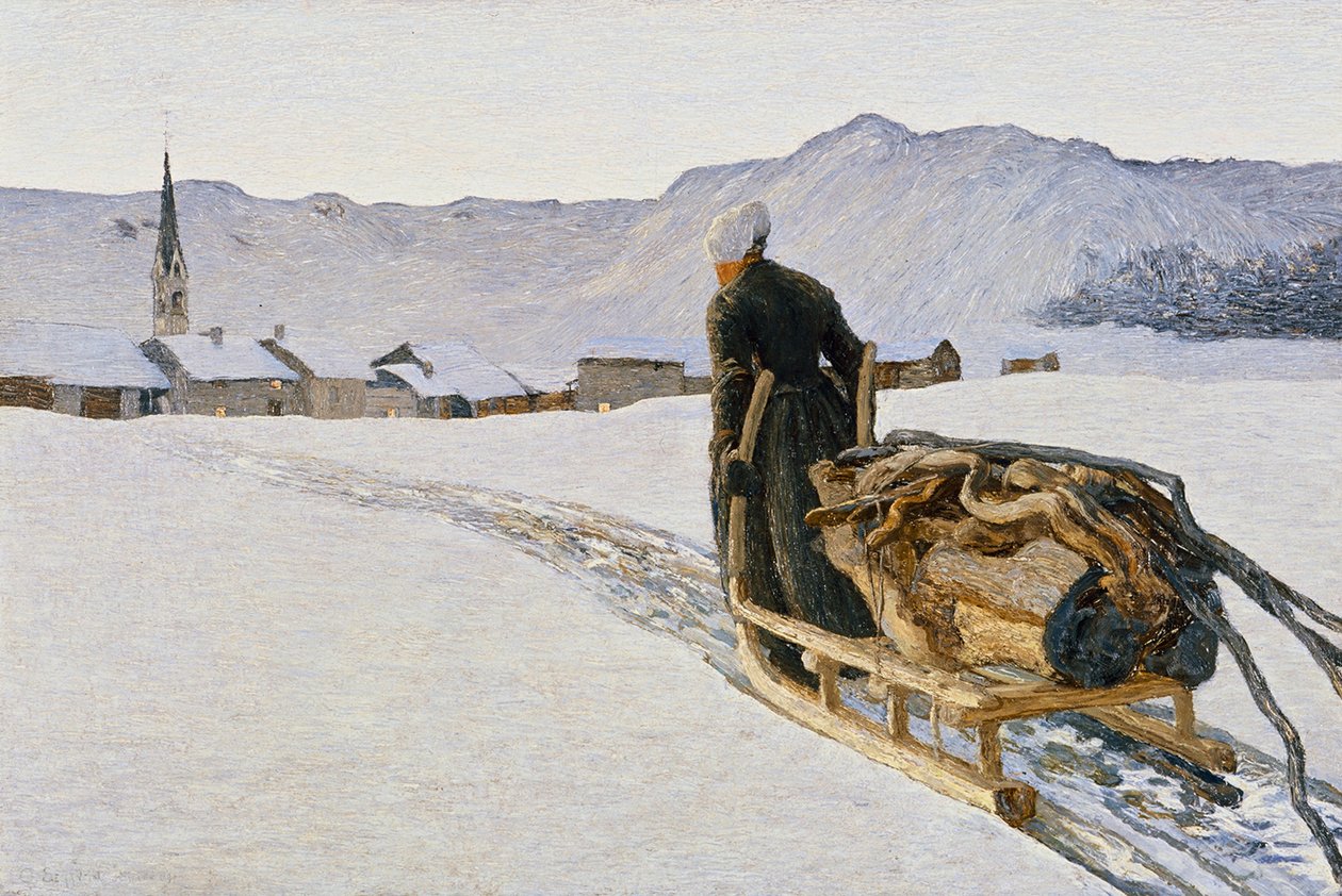 Ritorno dal bosco (Återvända från skogen) av Giovanni Segantini