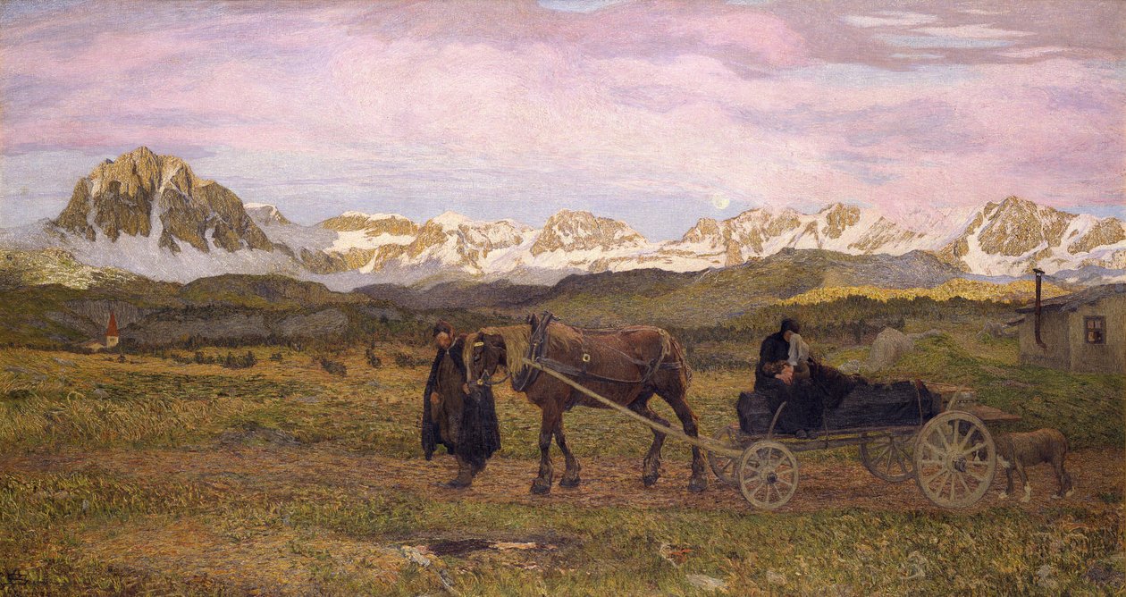 Återkomst till hemlandet av Giovanni Segantini