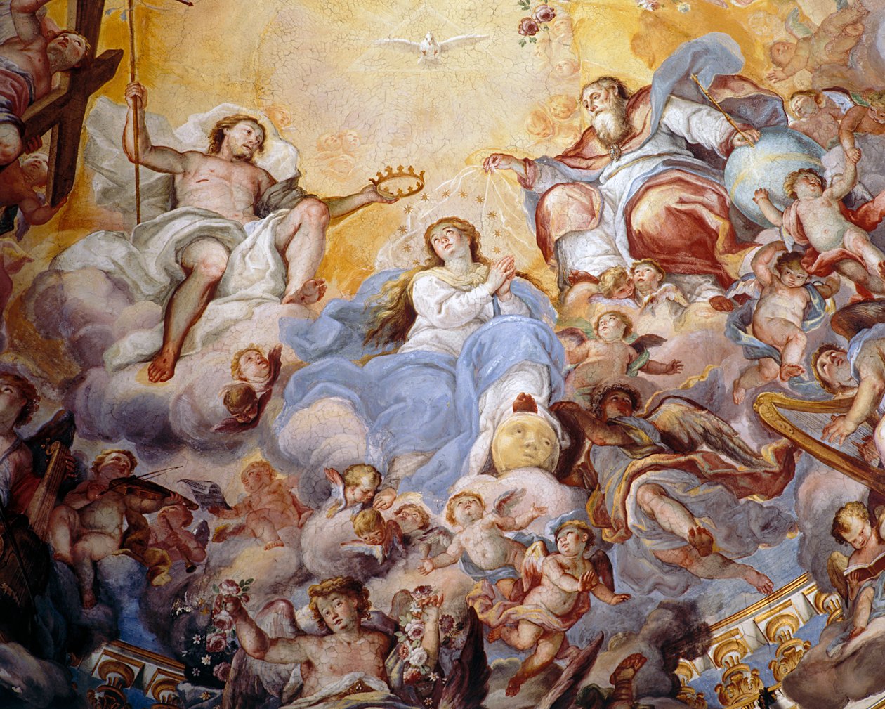 Jungfruns kröning, 1725 av Giovanni Tuccari