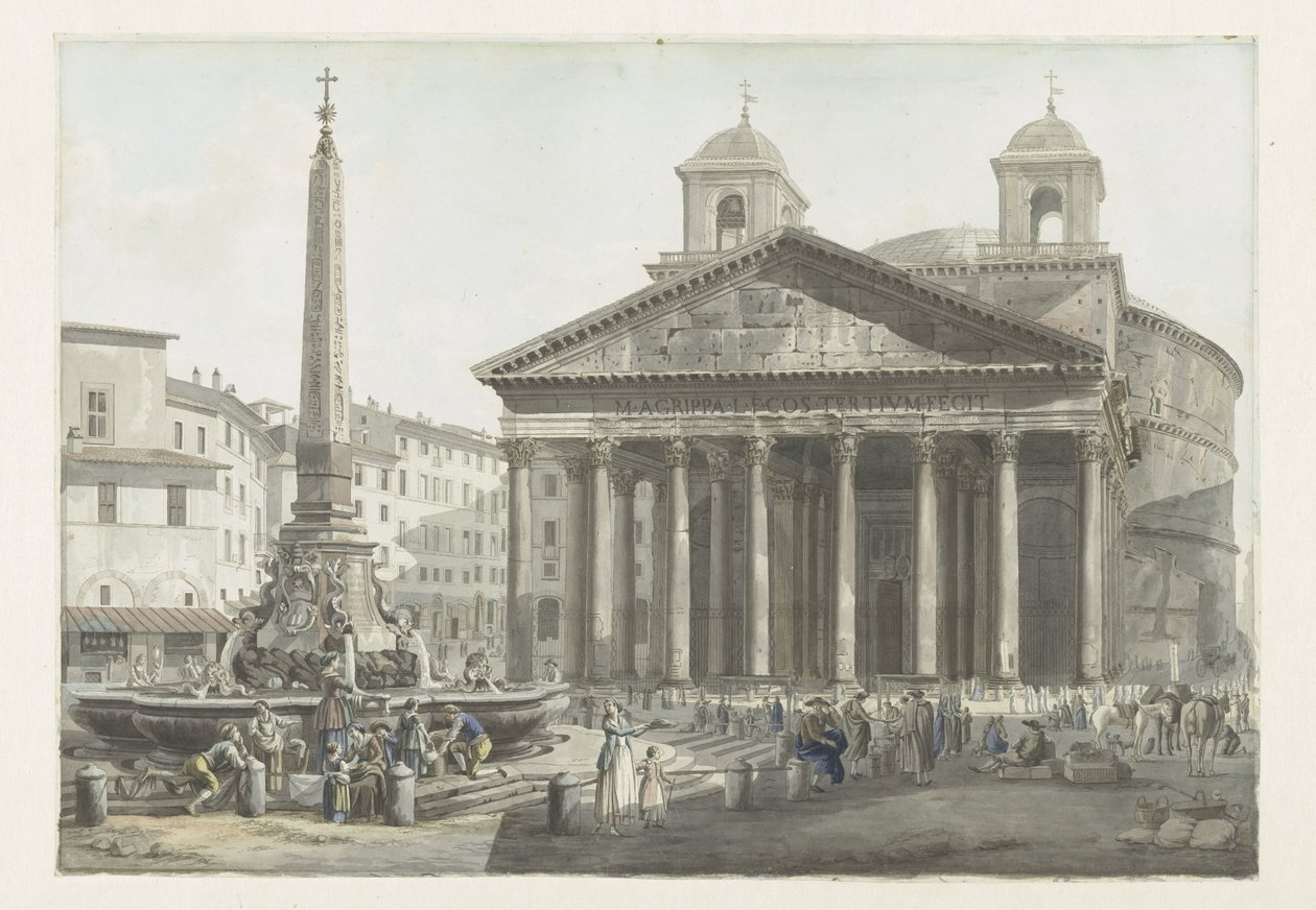Pantheon i Rom av Giovanni Volpato