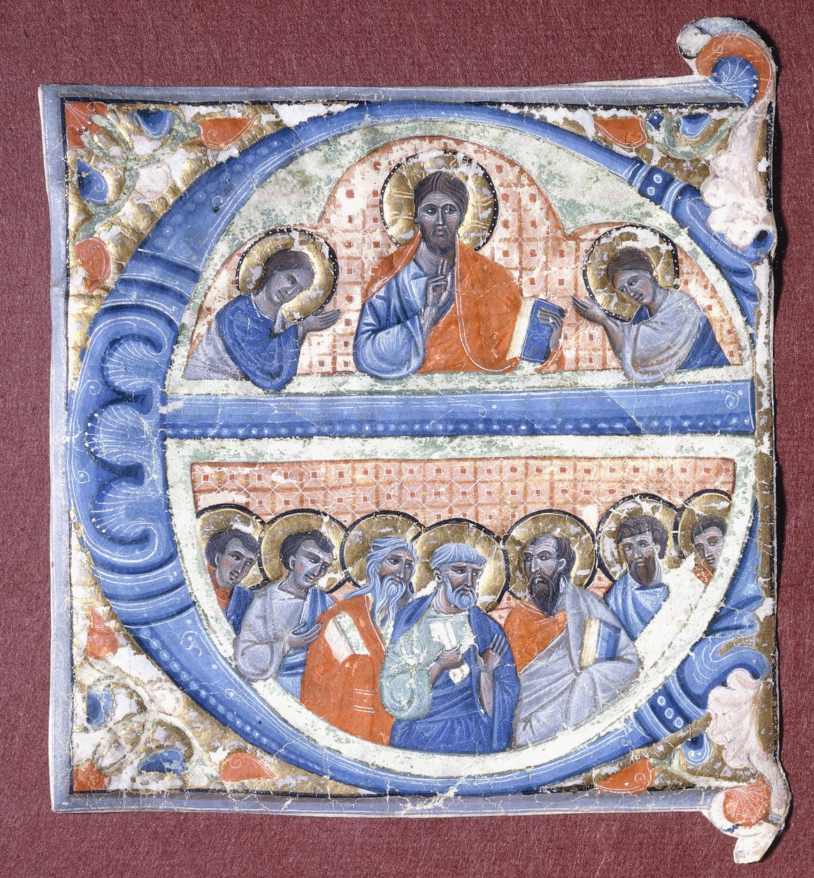 Kristus välsignade apostlarna, ca 1260-1270 av Giovanni da Gaibana