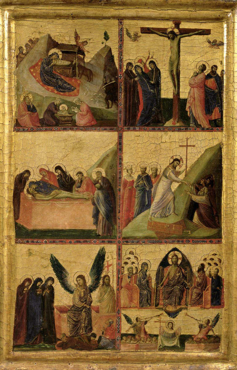 Scener från passionen av Giovanni da Rimini