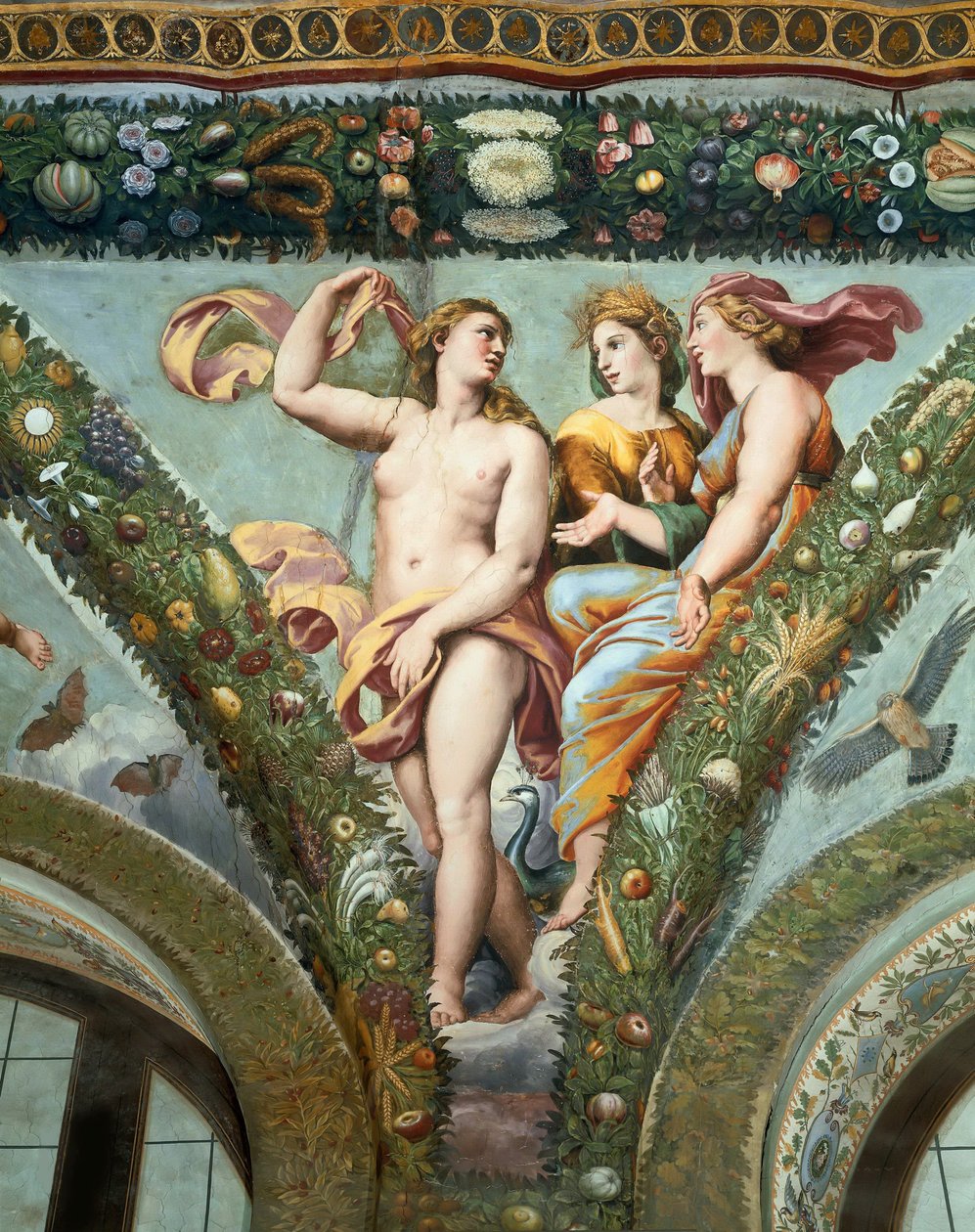 Venus, Ceres och Juno, 1517. av Giovanni da Udine