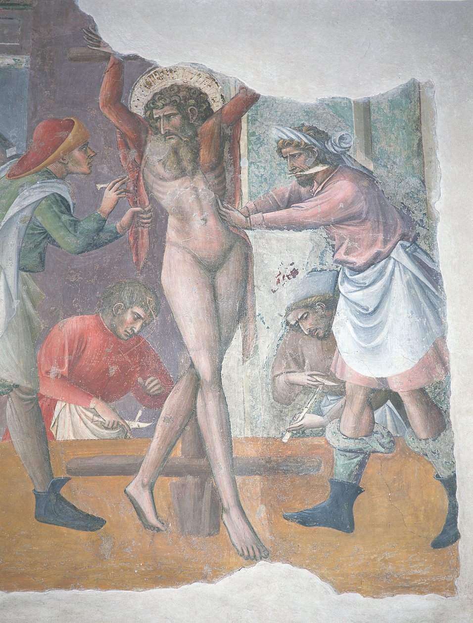 St Bartholomews flågning av Giovanni dal Ponte
