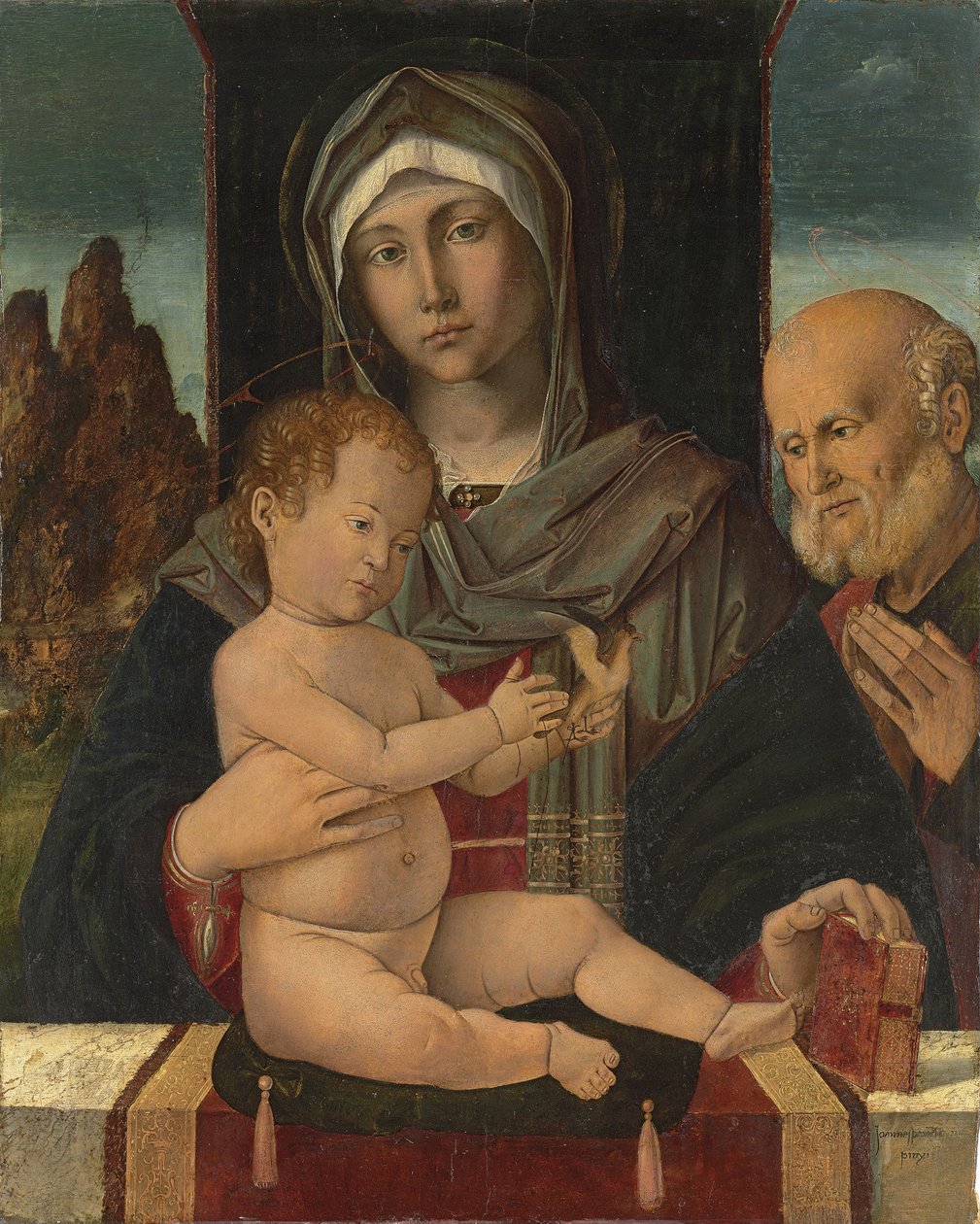 Den heliga familjen av Giovanni de Vajenti Speranza