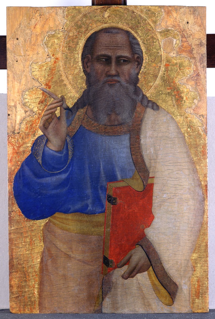 Johannes evangelisten, ca 1365 (tempera på poppelträ) av Giovanni del Biondo dal Casentino