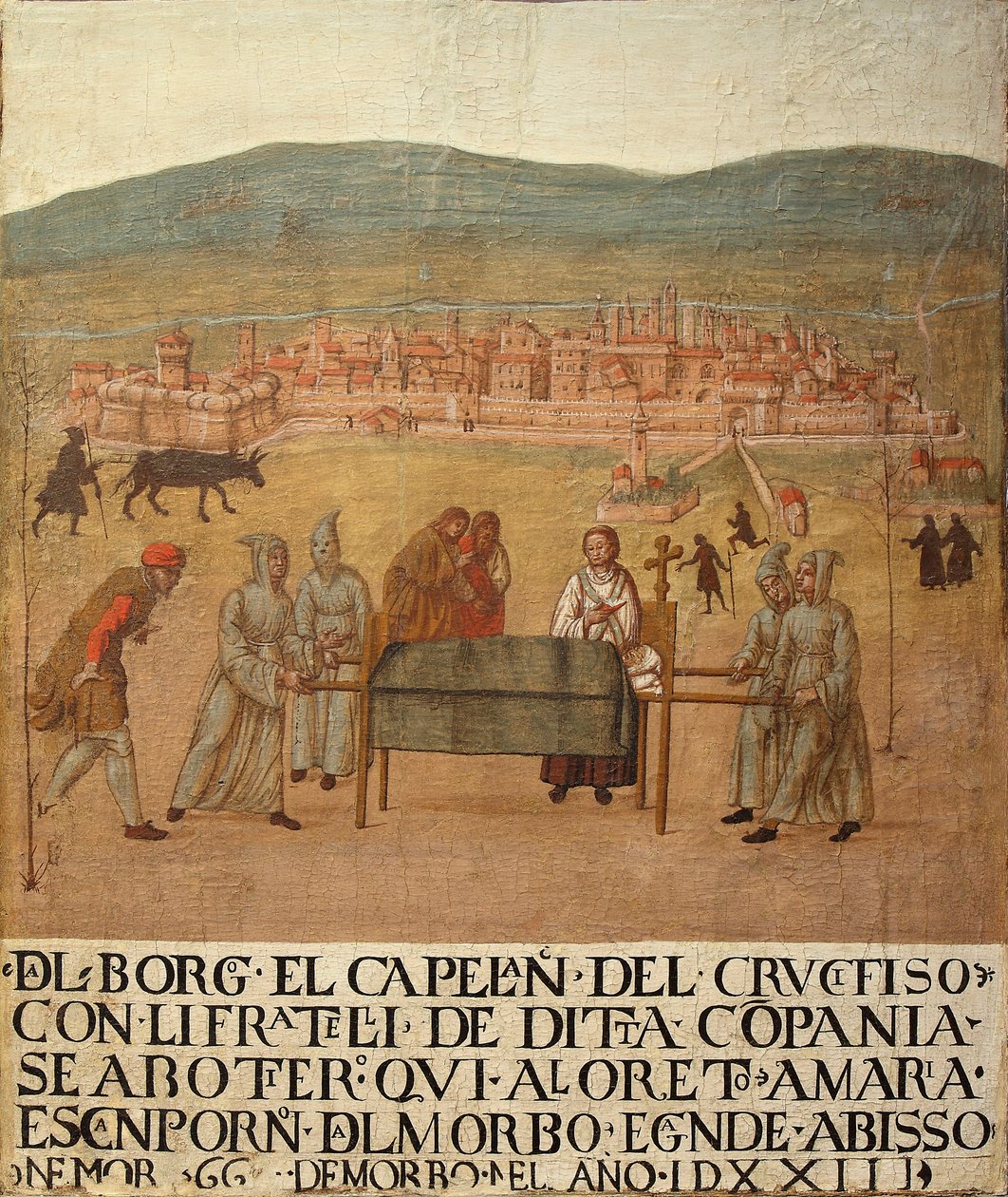 Pilgrimsfärd från Compagnia del Crocifisso till Loreto, första hälften av 1500-talet. av Giovanni del Leone