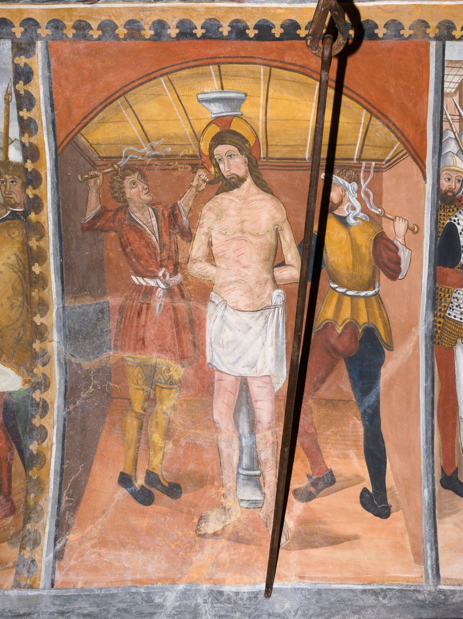 Berättelser om Kristi passion: Den flagellerade Jesus av Giovanni di Cherasco Botoneri