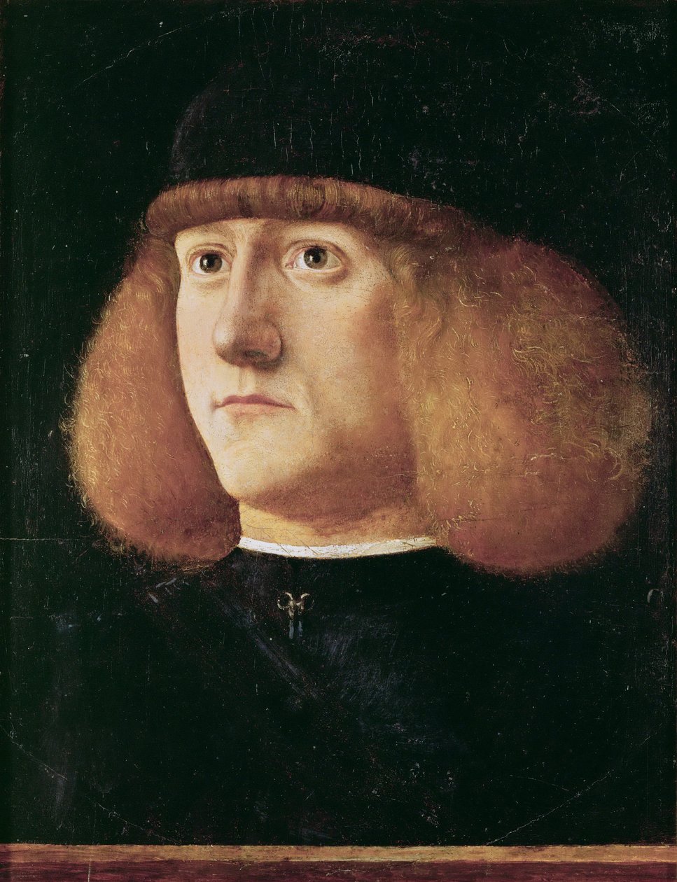 Renässans: Porträtt av en ung man par Mansueti, Giovanni di Niccolo (ca 1465-1527), ca. 1500. Olja på trä, 29,7x22,3. Konsthistoriska museet, Vienne av Giovanni di Niccolo Mansueti