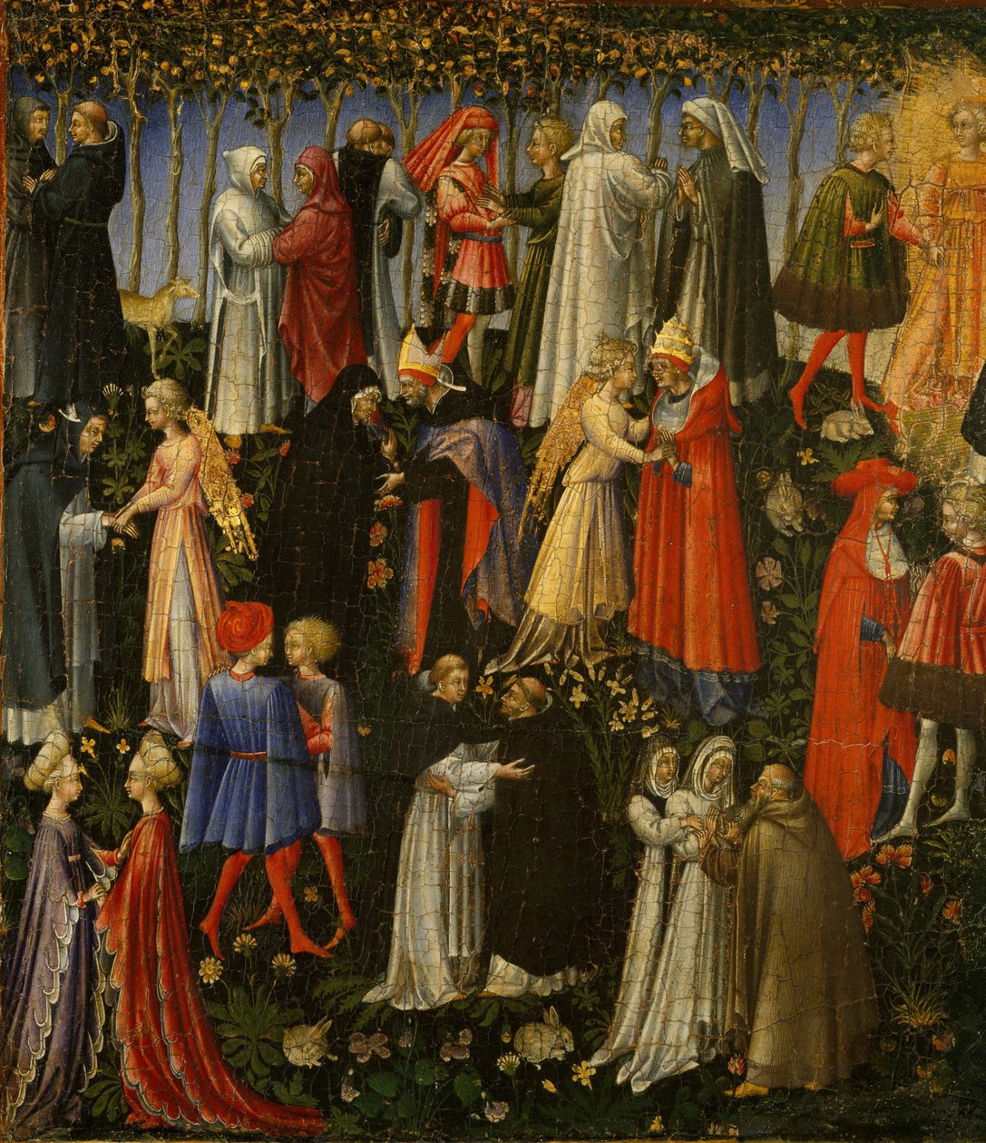 Paradiset, 1445 av Giovanni di Paolo