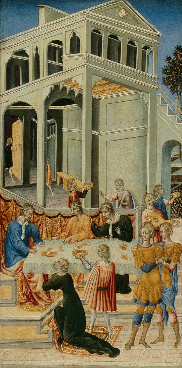 Salome ber Herodes om huvudet på Johannes döparen, 145560. av Giovanni di Paolo