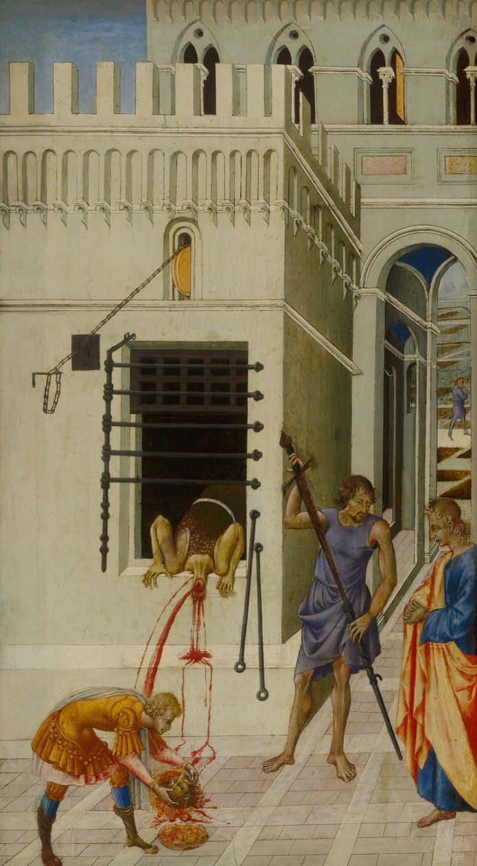 Johannes Döparens halshuggning av Giovanni di Paolo