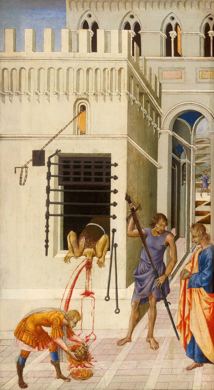 Halshuggningen av Johannes Döparen, 145560. av Giovanni di Paolo