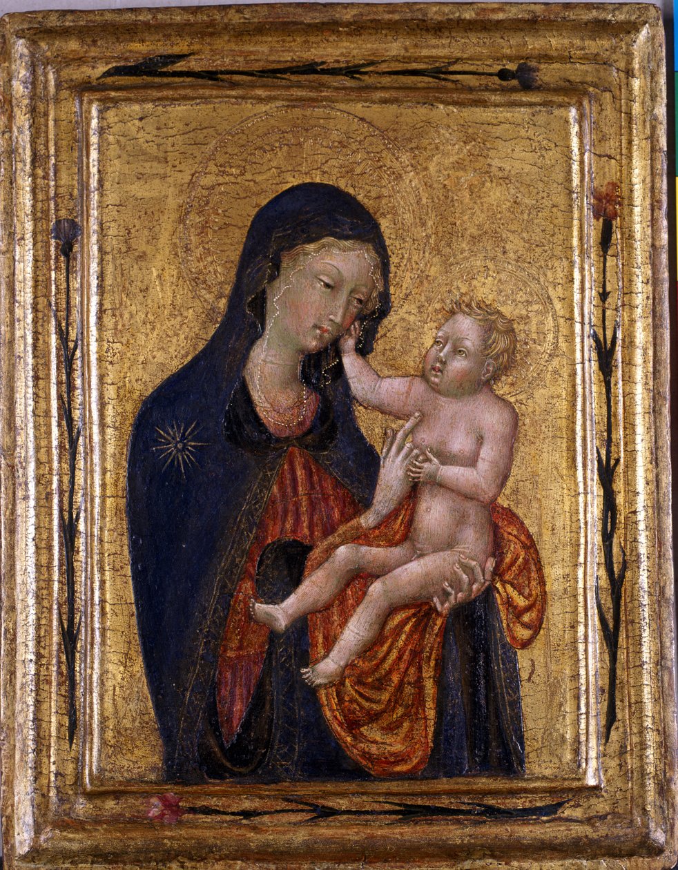 Madonna och barn, ca 1445-47 (tempera på trä) av Giovanni di Paolo di Grazia