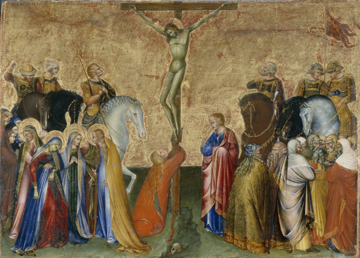 The Crucifixion of Christ, c.1426 (tempera på poppelträ) av Giovanni di Paolo di Grazia