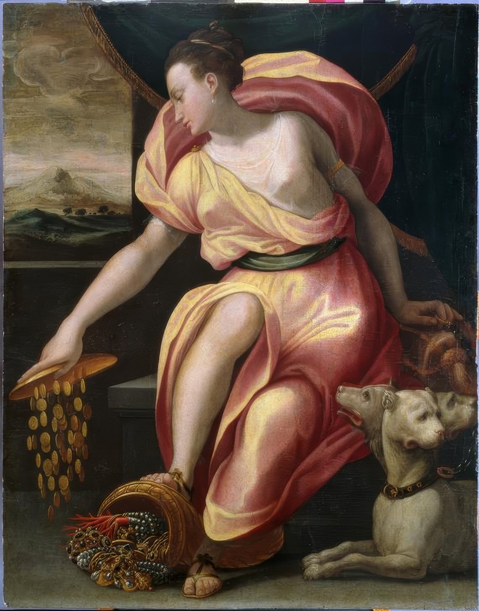 Allegori av rikedom av Girolamo Macchietti