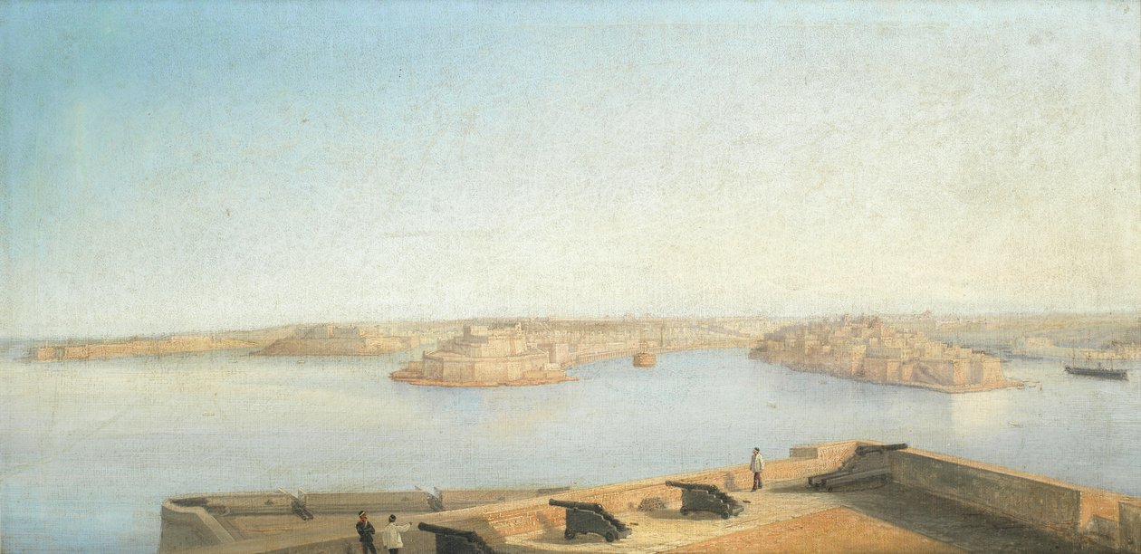 Girolamo Gianni, De tre städerna och Grand Harbour, Malta av Girolamo Gianni