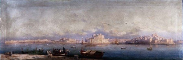 Grand Harbour, Valletta av Girolamo Gianni