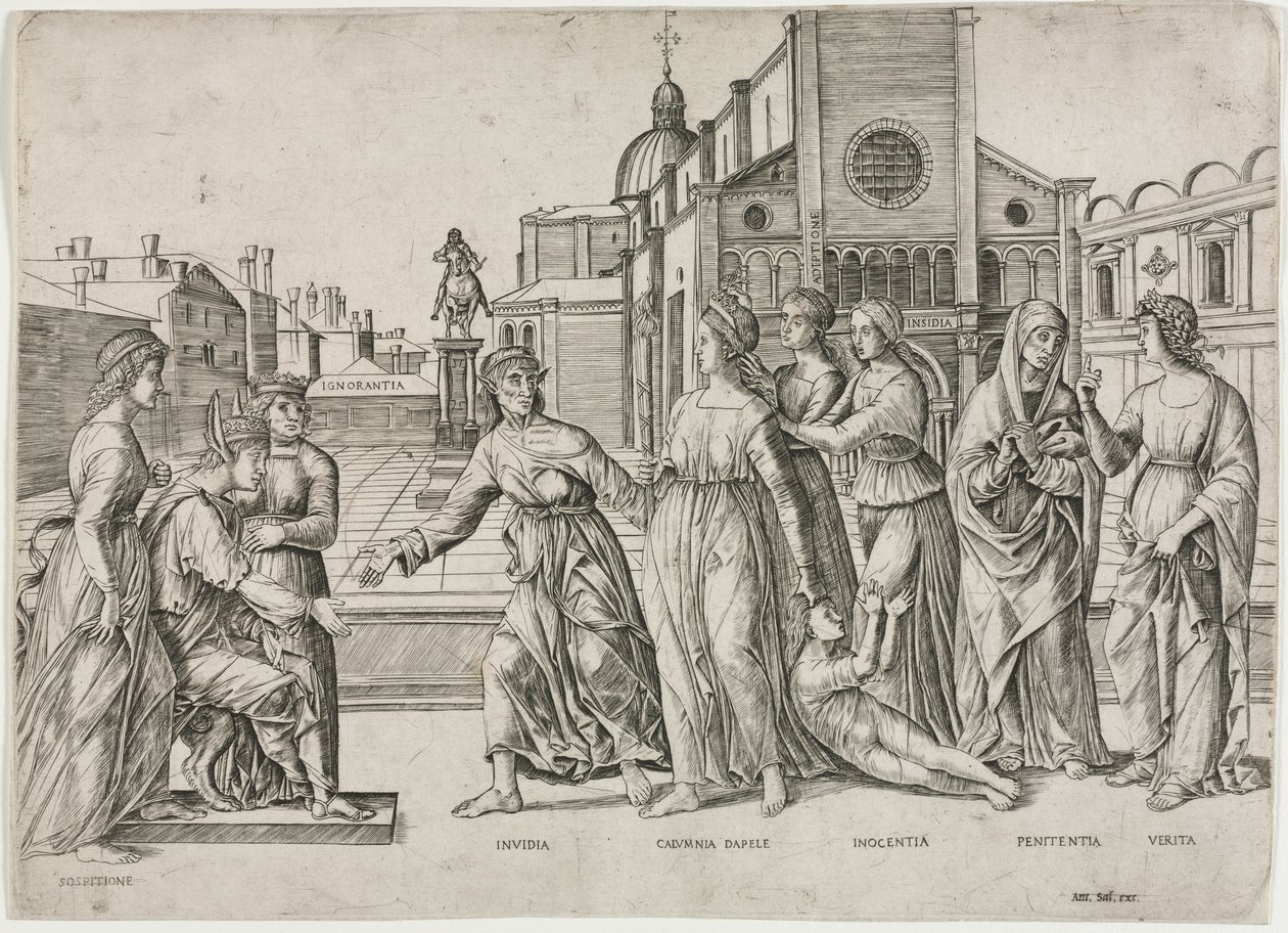 Apelles förtal av Girolamo Mocetto