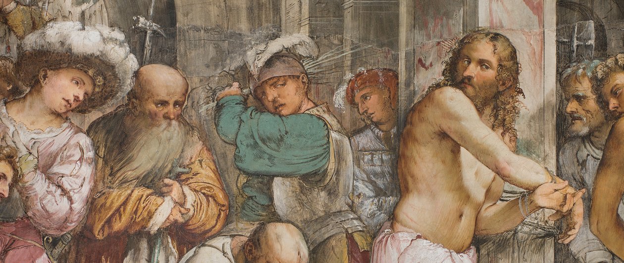 Central Ave, Fifth South Span, Flagellation of Christ, Jerome Romanino av Girolamo Romanino
