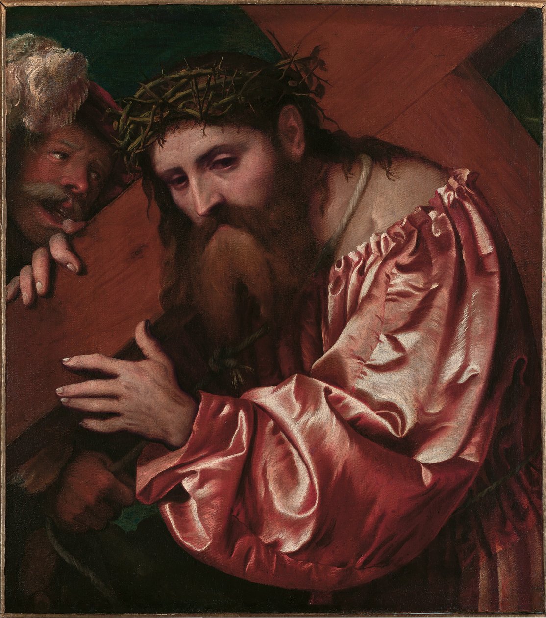 Kristus som bär korset av Girolamo Romanino