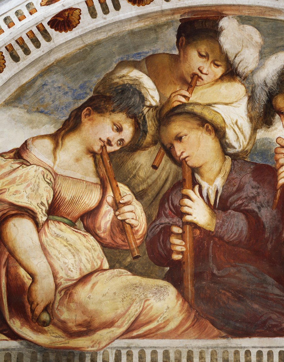 Konsert, blockflöjtskvartett av Girolamo Romanino