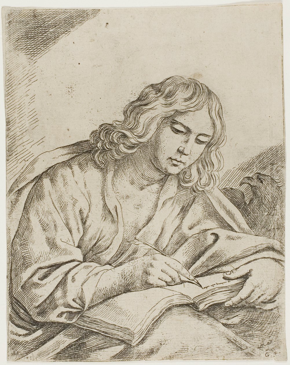 Sankt Johannes evangelisten av Girolamo Scarselli