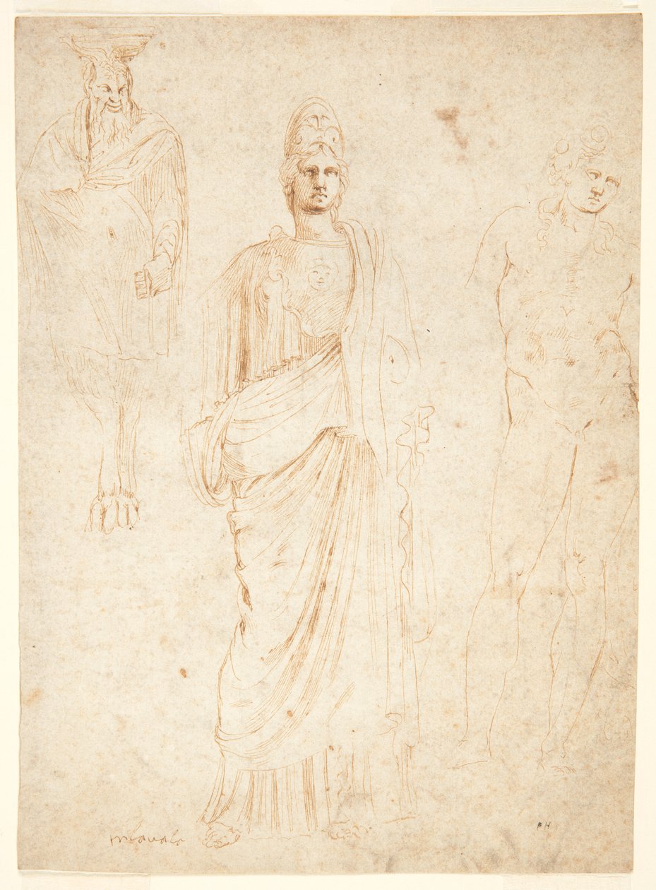 Klassiska figurer av Girolamo da Carpi