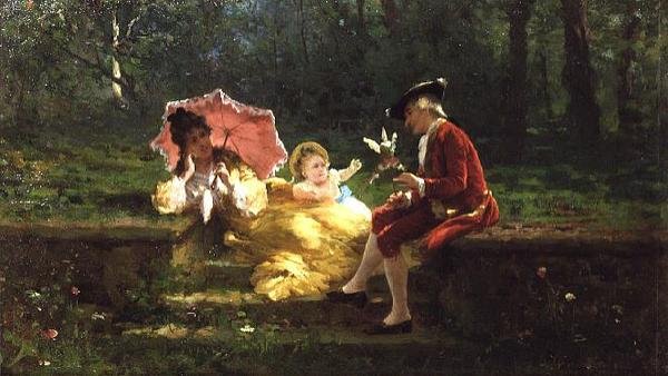 Familjegrupp; av Giuglielmo Innocenti