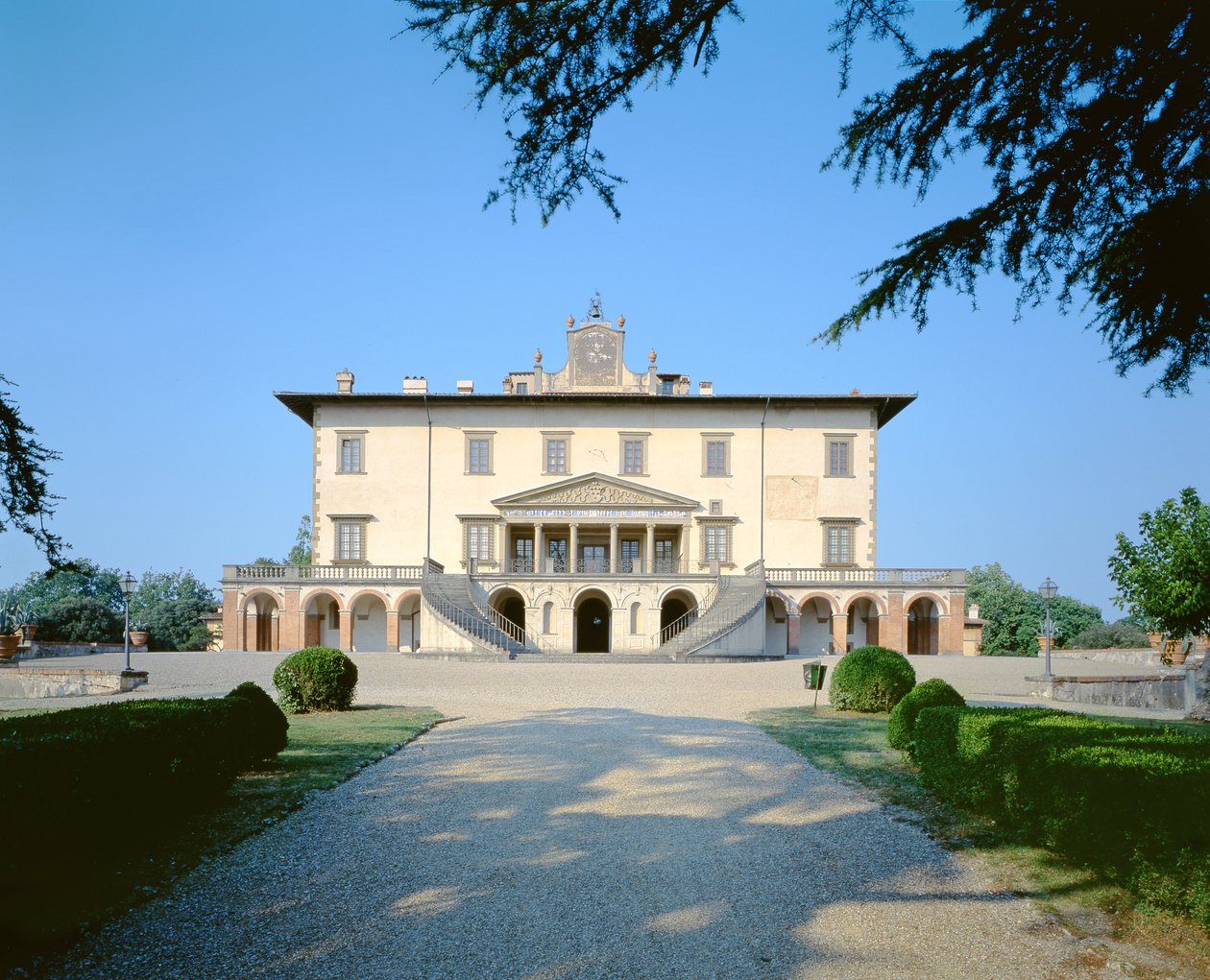 Medici Villa i Poggio a Caiano, 1480 av Giuliano Giamberti da Sangallo