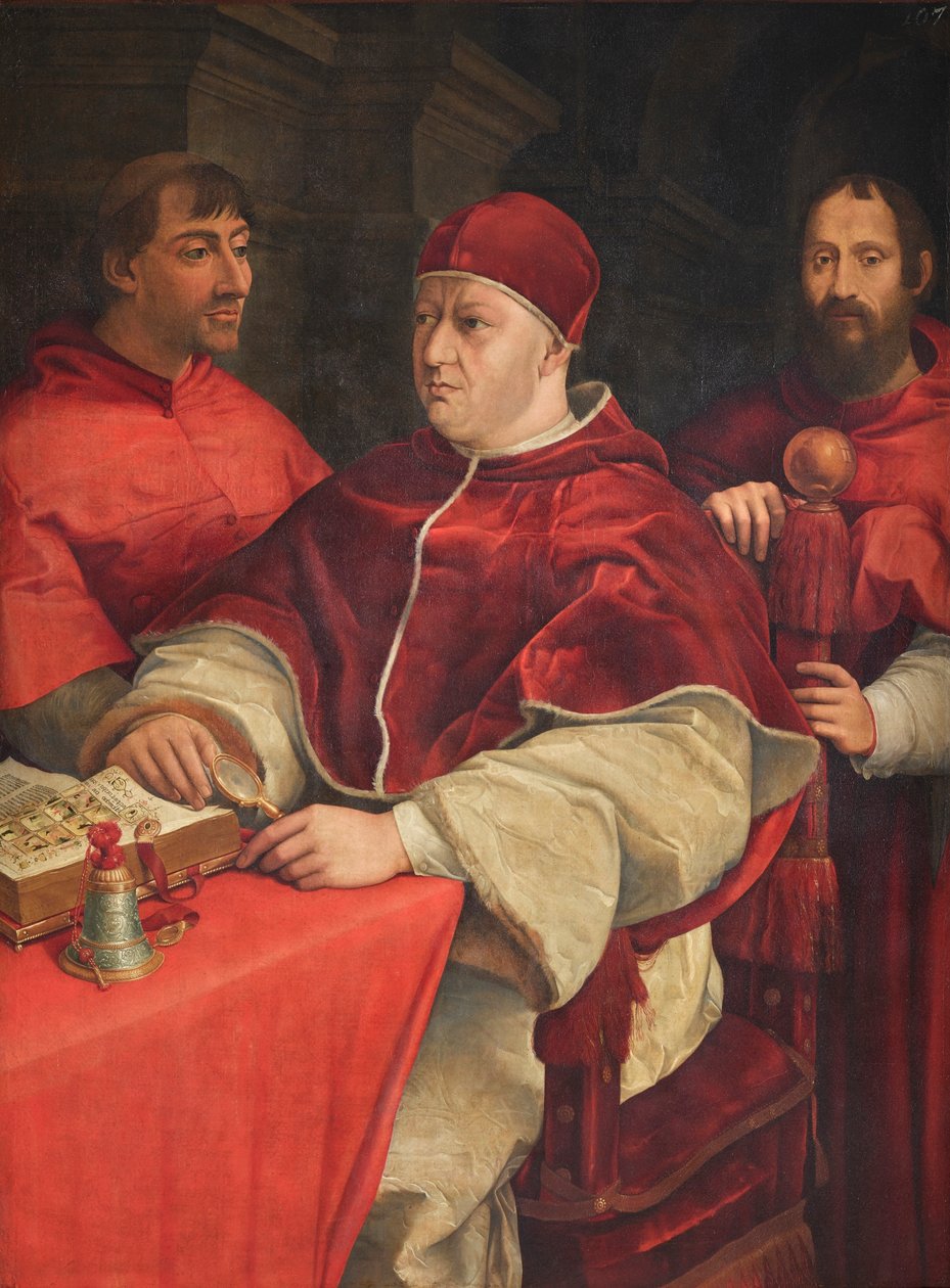 Italienska: Porträtt av påven Leo X de