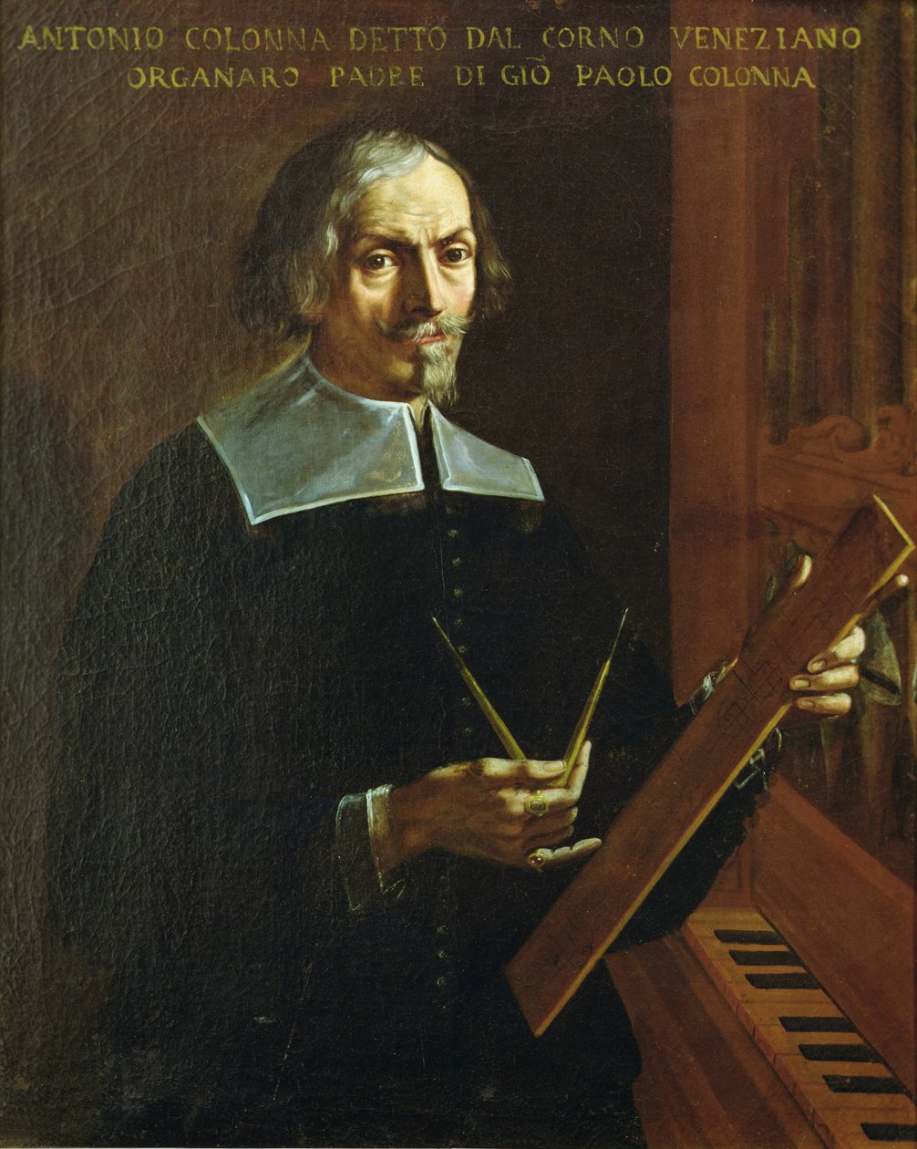 Porträtt av Antonio Colonna (olja på duk) av Giuliano Dinarelli