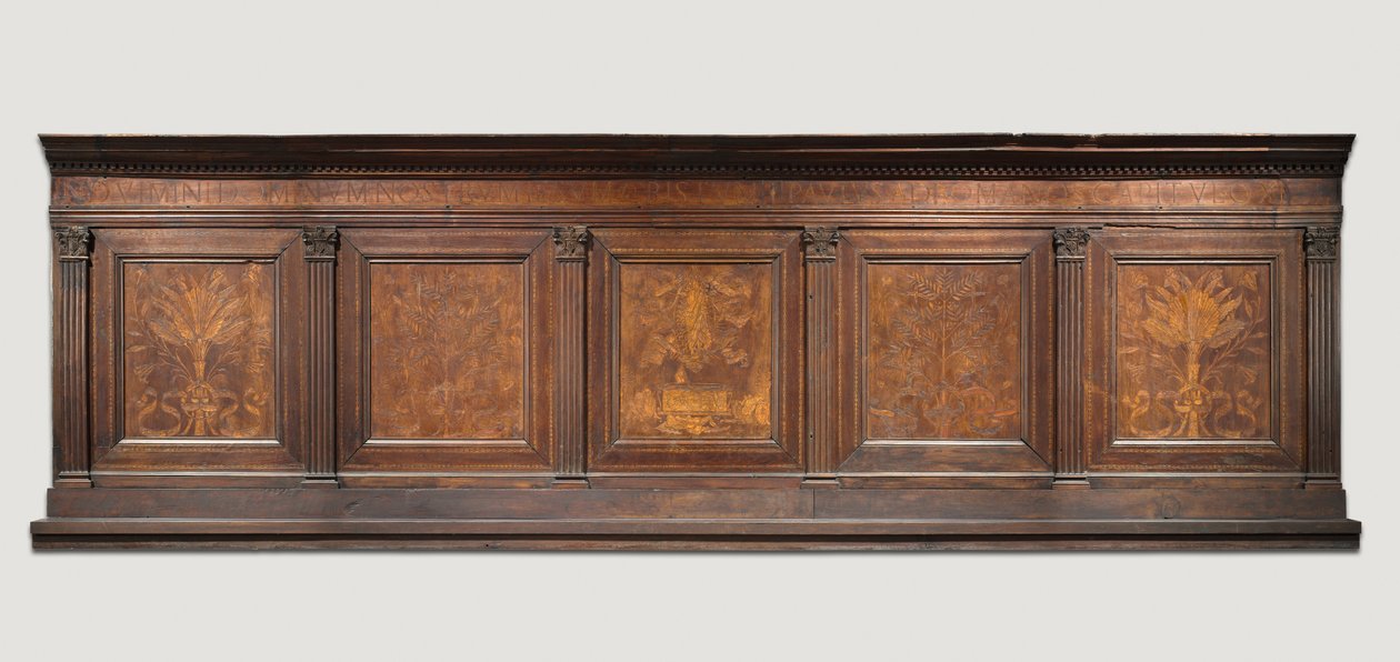 Övre panel från en sakristiaskåp, ca. 1460-1475. av Giuliano da Maiano
