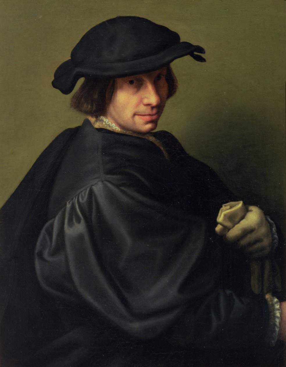 Porträtt av Galeazzo Campi (1475-1536) konstnärens far, ca 1530-40 av Giulio Campi