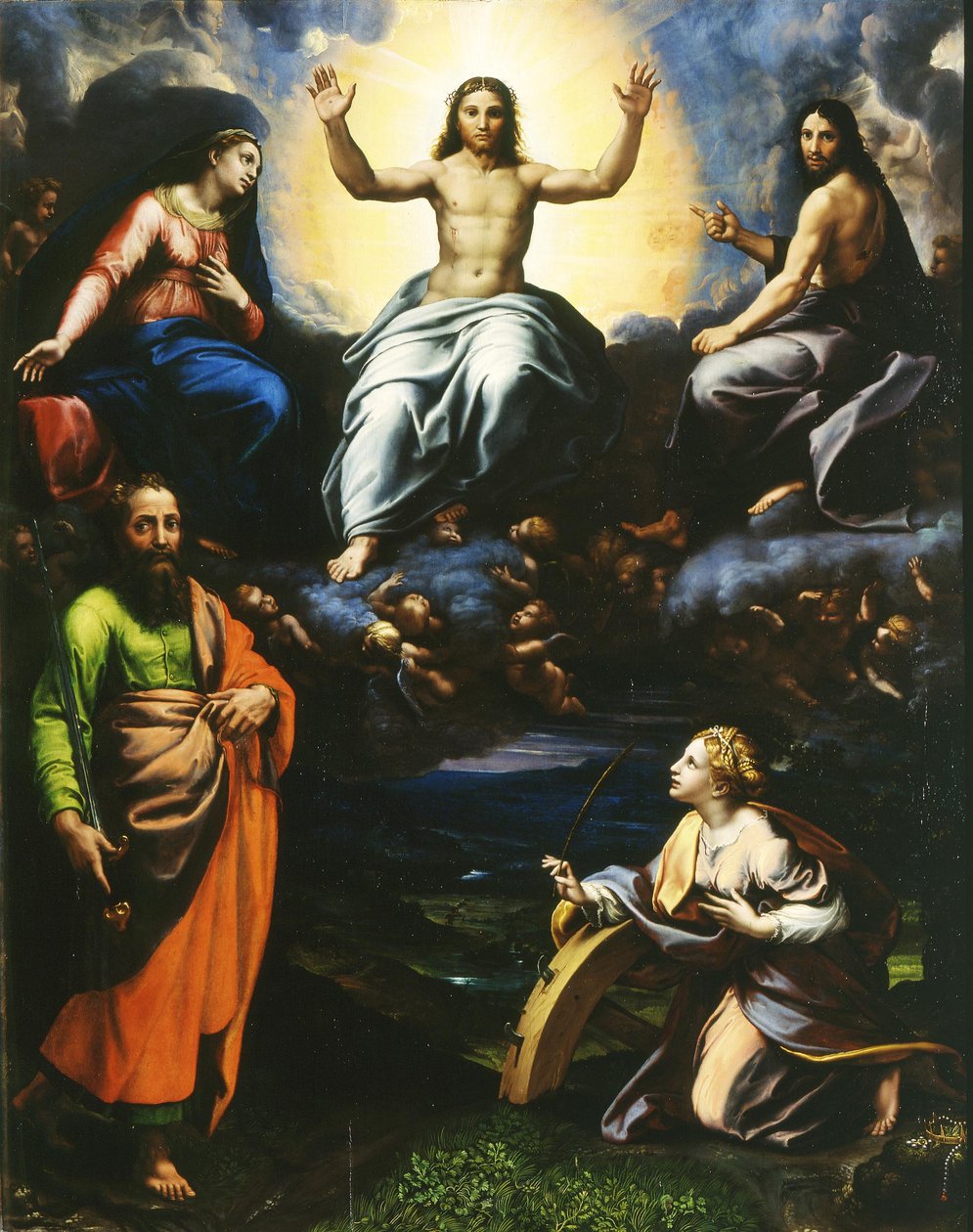 Deesis av Giulio Romano