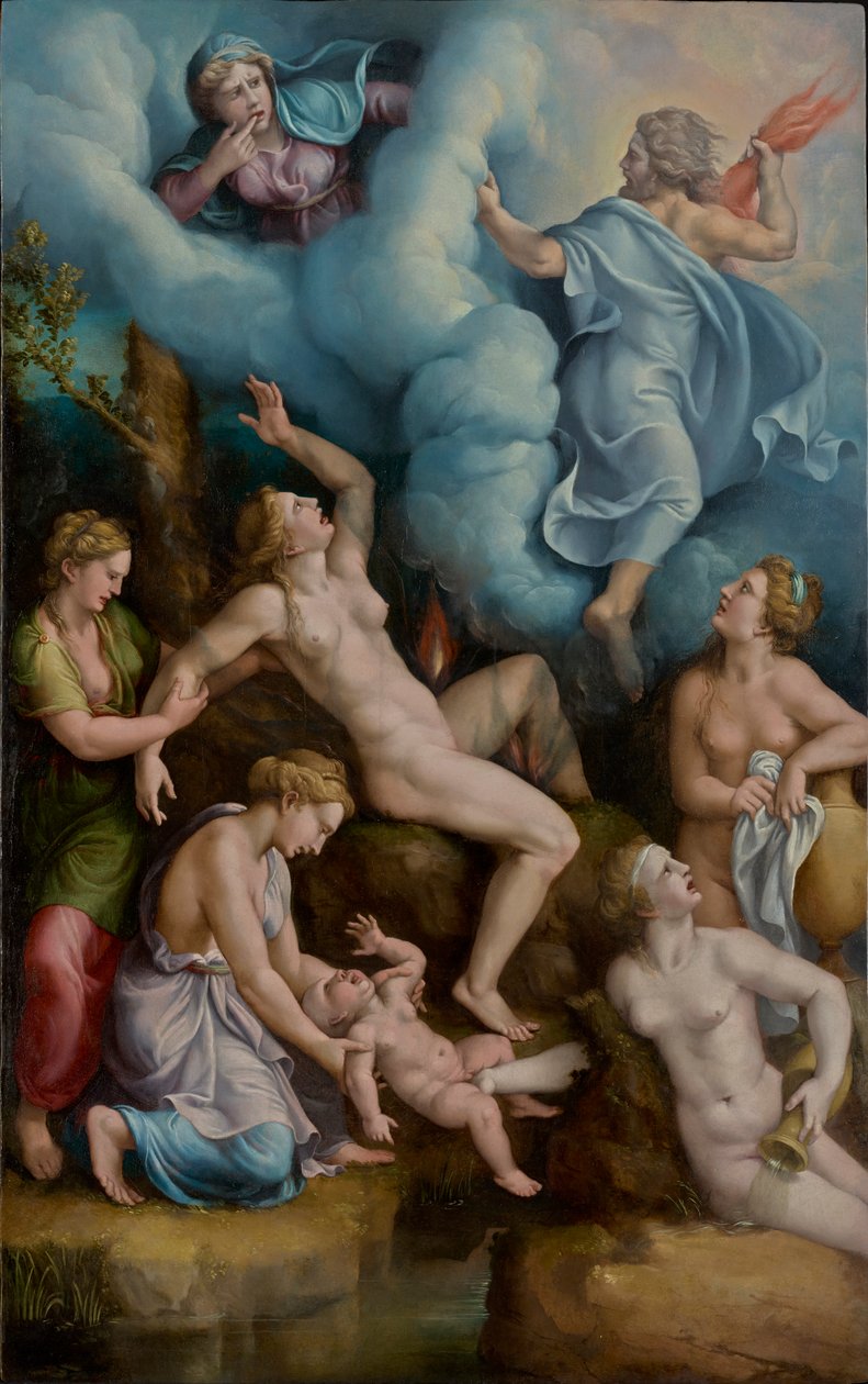 The Birth of Bacchus av Giulio Romano