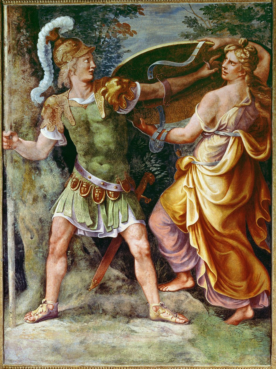 Thetis ger Achilles sina armar av Giulio Romano
