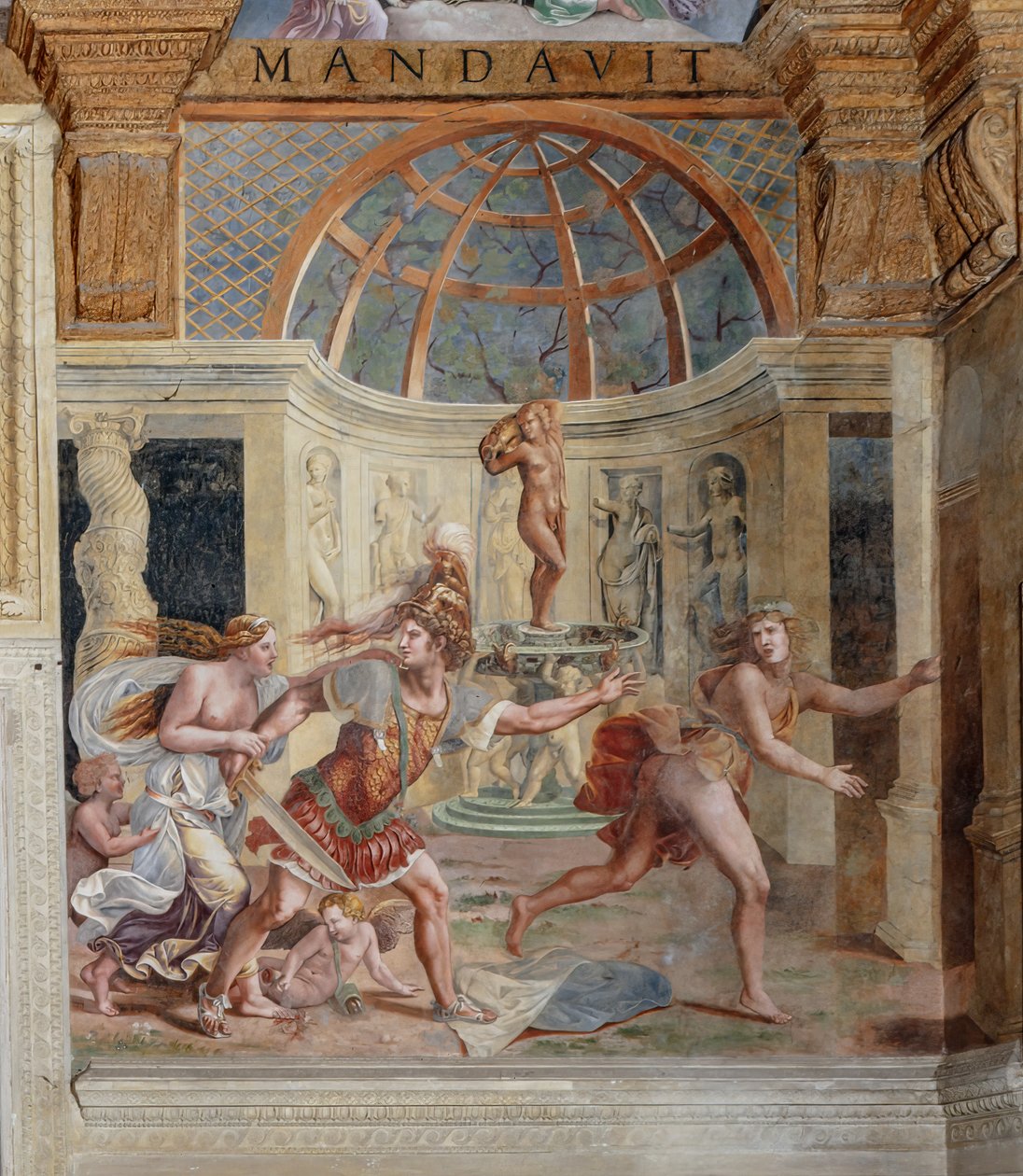 Room of Psiche, norra väggen: 