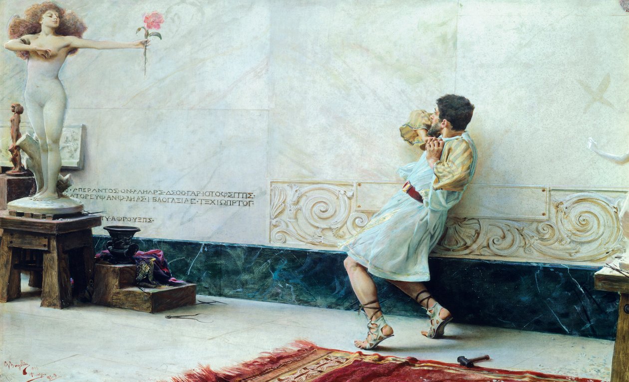 Pygmalion och Galatea av Giulio Bargellini