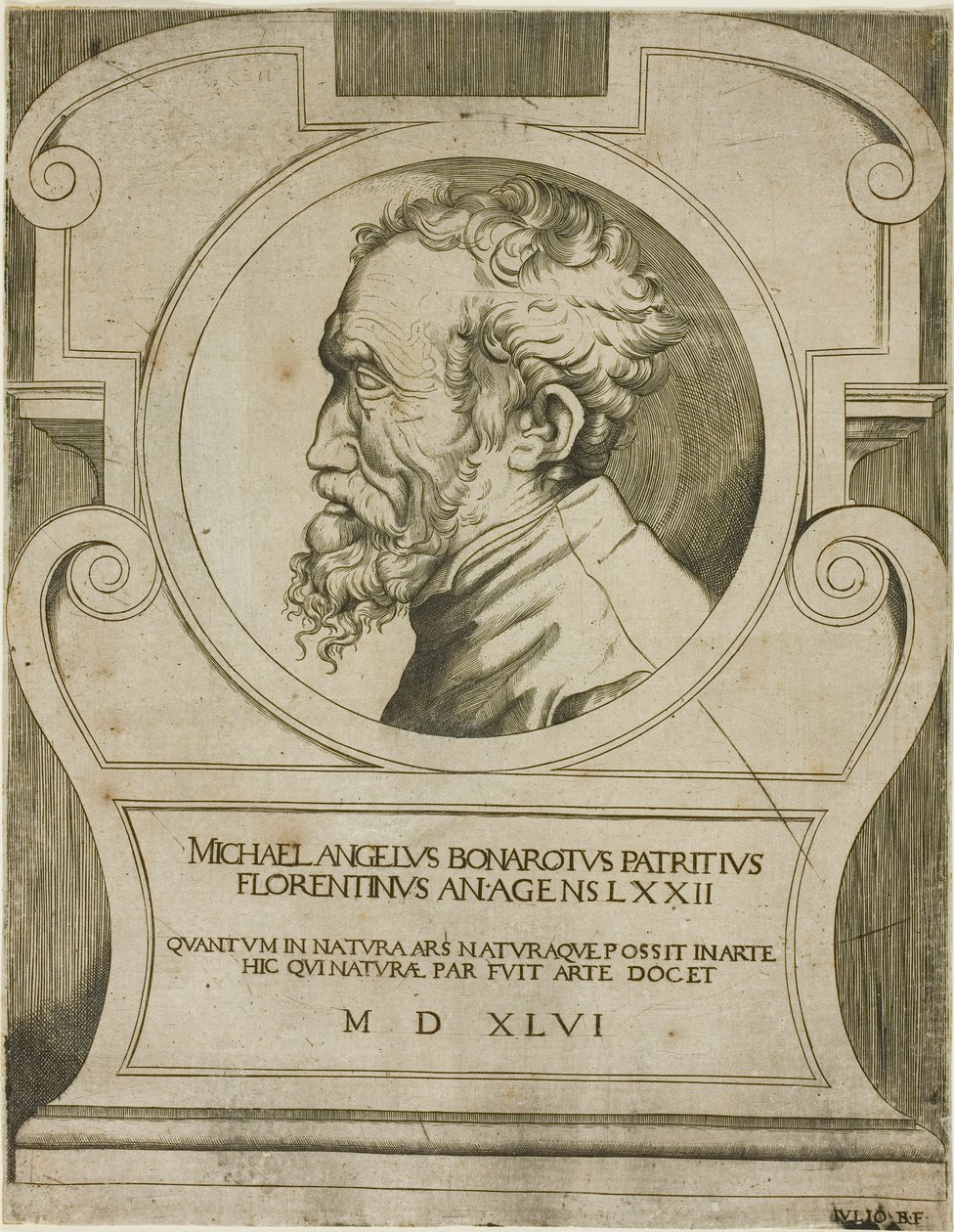Michelangelo av Giulio Bonasone