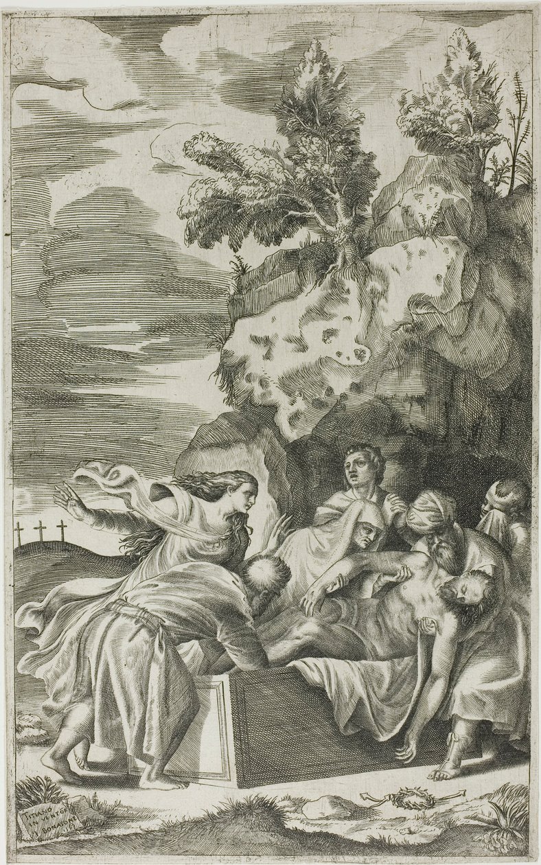 Gravläggningen av Giulio Bonasone