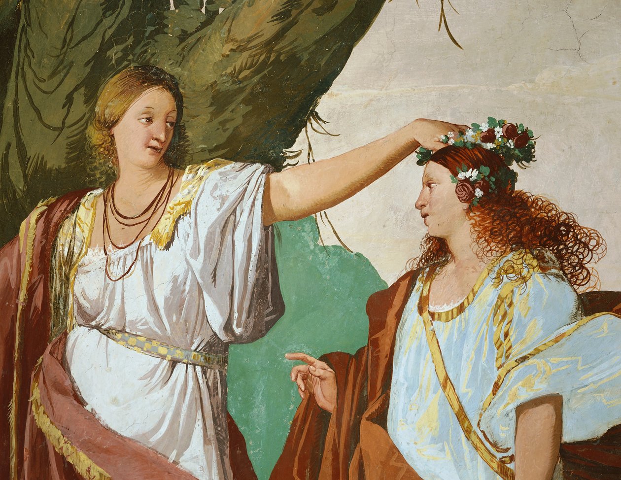 Nymph Amaryllis korades till vinnare av kisstävling av Giulio Carpioni