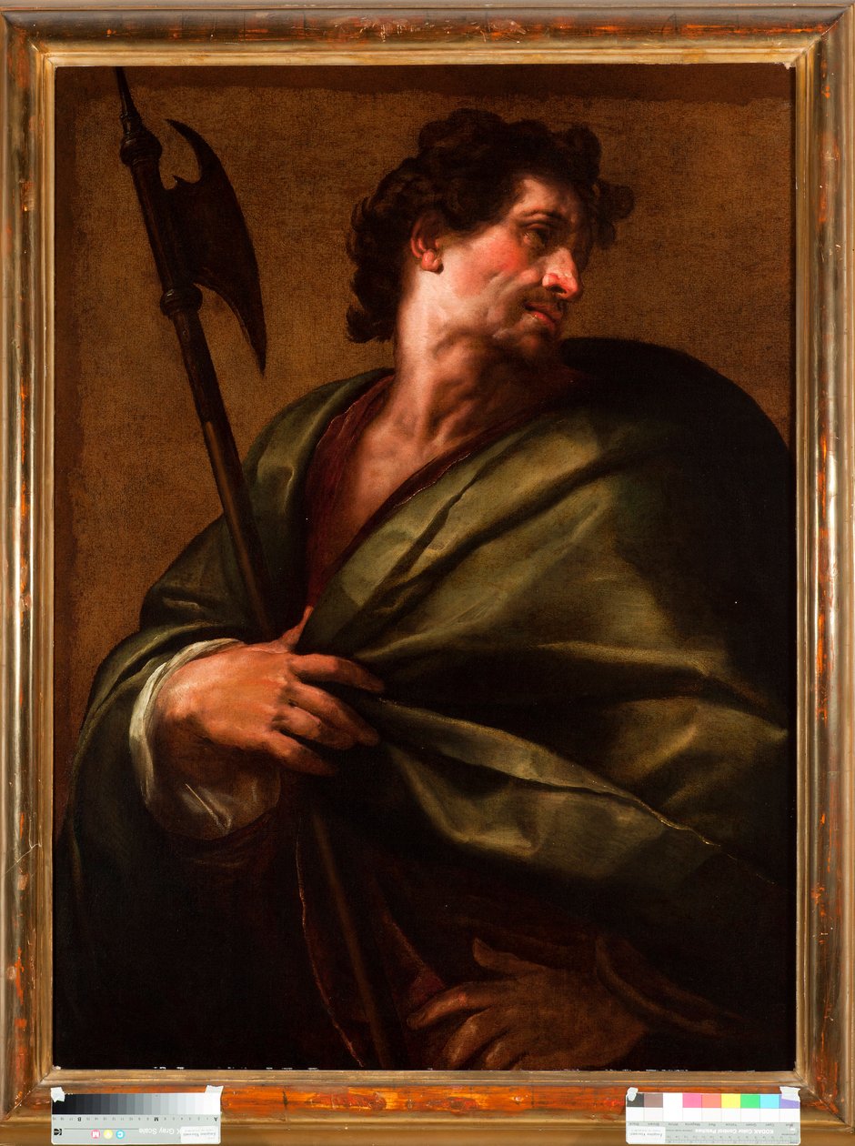 Representation av aposteln Saint Matteus (Aposteln St Matteus) Målning av Giulio Cesare Procaccini (1574-1625) av Giulio Cesare Procaccini