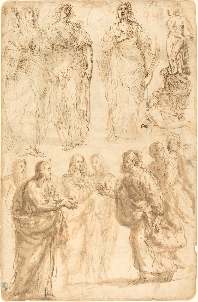 Scener ur Sankt Peters liv av Giulio Cesare Procaccini