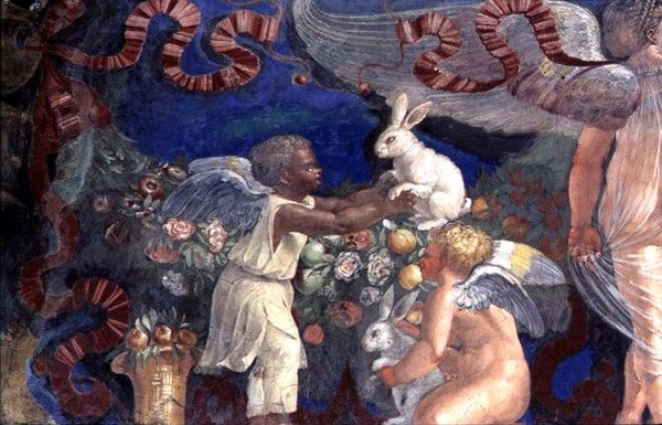 Fris från "Rum med Cupids Fris" av Giulio Romano