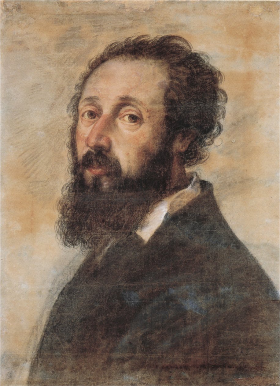 Giulio Romano, självporträtt av Giulio Romano